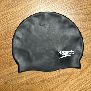 Latex Speedo cap. One size. Black.